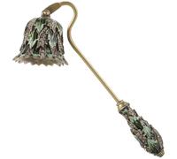 SUPVOX Spegnicandele Manico Ergonomico in Metallo 17x6x4,5 Cm, Accessorio per Aromaterapia e Candele, per Casa, Matrimoni e Feste, Strumento Sicuro per Spegnere la Fiamma Senza Fumo