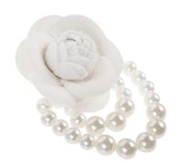 SUPVOX Spilla da Bavero Donna Fiore di Montagna Perle Spilla a Scialle Decorativa per Vestiti Cappelli e Completi Accessorio Regalo Natale e Compleanno