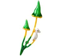 SUPVOX Spilla Decorativa a Forma di Coniglio e Fungo, Spilla Smaltata Chiusura Sicura in Lega, Accessorio per Abbigliamento Femminile e Occasioni Speciali