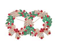 SUPVOX Spilla Natalizia a Campana in Lega Set 2 Pezzi Spille Decorative per Ghirlande Festive Accessori Leggeri per Abiti Donna Adatte per Feste di Natale e Celebrazioni Invernali