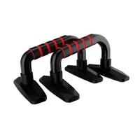 SUPVOX Staffa per Flessioni Push-up Bar in Nero e Rosso Supporto per Allenamento Casa e Palestra Trainer Tool per Rafforzare Addome e Petto Protezione Multipunto per Mani per Calistenia
