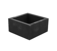 SUPVOX Stampo in Grafite Nero per Fusione e Raffinazione di Oro e Ottone Struttura Resistente all'Usura e Elevata Conducibilità Termica per Processi di Colata e Raffinazione