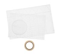 SUPVOX Stampo in Silicone per Lampada Mosaico Esagonale Base Integrata | Effetti Ombra Delicati, Conserva Fiori Secchi, Nastro Adesivo Incluso, per Tavola Festa e Ornamento Torta