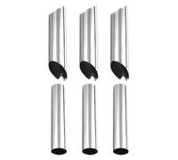 SUPVOX Stampo per Croissant in Acciaio Inox 6 Pezzi, Set Tubi per Cannoli e Dolci, Utensili per Panificazione Fai da Te, Accessori Cucina per Croissant e Dessert, per Feste e Famiglia