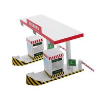 SUPVOX Stazione Pedaggio con Barriera e Auto Mobili Educativo per Esplorazione Autostrada Puzzle e Piste per Giochi