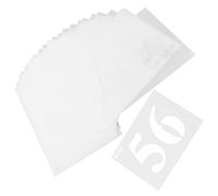 SUPVOX Stencil di Lettere Grandi A5 Riutilizzabili in Plastica Set 40 Pezzi per Graffiti Fai da Te su Vestiti Borse e Tessuti Modelli Artistici per Pittura e Decorazione