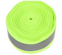 SUPVOX Striscia Riflettente Fluorescente da Cucire 5m X 3Cm Nastro Tessuto di Sicurezza Alta Visibilità per Abbigliamento Sportivo Giubbotti e Zaini Outdoor