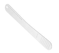 SUPVOX Strumento di Misurazione Multiuso per Pasta e Pizza in Acciaio Inox, Righello e Cucchiaio Dosatore per Impasto, Guida Precisa per Taglio e Porzionatura in Cucina Professionale