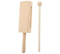 SUPVOX Strumento Percussione in Legno Per Adulti Con Bacchette Ritmiche Strumento Musicale Blocchi Di Legno Per Esibizioni Soliste Gruppo
