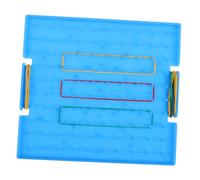SUPVOX Student Pegboard Blu Strumento Educativo Portatile per Apprendimento Matematica Geometria Scuola Elementare Casa e Aula