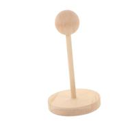 SUPVOX Supporto Parrucche per Bambole Bjd Stand Legno Sintetico Lunghe Espositore Mini Cappelli e Teste con Base Antiscivolo Protezione e Conservazione