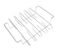 SUPVOX Supporto per Cosce di Pollo per Friggitrice ad Aria in Ferro Rivestimento Antiaderente, Griglia Verticale per Arrosti e Barbecue All'aperto, Accessorio Multiuso per Cottura