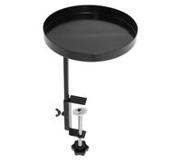 SUPVOX Supporto per Piante a Morsetto in Ferro Regolabile Nero, Mensola da Finestra per Giardino di Erbe Aromatiche, Scaffale da Interno Vassoio Antiscivolo per Davanzale, Installazione