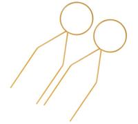 SUPVOX Supporto per Rampicanti in Metallo 2 Pezzi Traliccio Geometrico per Piante da Giardino, Struttura Stabile per Viti Rampicanti e Fioriere, per Uso Esterno e Piante in Vaso