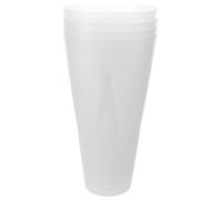 SUPVOX Supporto per Steli di Fioriere Rotonde 4 Pezzi Bianco per Composizioni Floreali, Organizer per Bouquet di Fiori Freschi e Artificiali, Custode dello Stelo per Matrimoni e