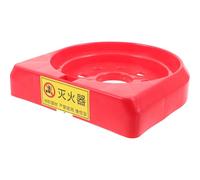 SUPVOX Supporto Polvere Rosso Plastica per a Estintore 3-8kg, Base Resistente Non Deformabile per Bagagliaio Auto
