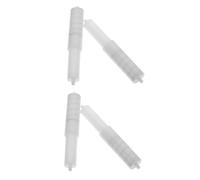 SUPVOX Supporto Portarotolo a Rullo in Plastica Retrattile 4 Pezzi per Bagno Domestico e Hotel Asta Portafazzoletti Semplice Perno Sostituibile Accessorio Pratico per Scatole di