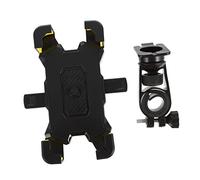 SUPVOX Supporto Regolabile Per Cellulare Per Bicicletta e Veicolo a Due Ruote Base Antivibrazioni e Fissaggio a Vite, Supporto Manubrio Per Navigazione in Viaggio