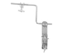 SUPVOX Supporto Z Arm per Cowbell e Percussioni Morsetto Doppio Asta con Braccio Regolabile Staffa Montaggio Batteria per Tamburelli e Jam Blocks Accessorio Robusto per Esibizioni Jazz e