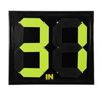 SUPVOX Tabellone Numerico per Sostituzione Calcio Manuale Clip a Catena, Set Portatile e Fluorescente per Arbitri, Accessori Calcio per Monitoraggio Punteggio e Sostituzioni Sportive