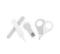 SUPVOX Tagliaunghie Ragazzo in Acciaio Inossidabile Abs e Pp Di Qualità Kit Per Unghie Con Pinzetta Tagliaunghie Forbice e Contenitore e Durevole Design Di Cervo