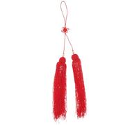 SUPVOX Tai Chi Sword Tassel in Rosso Vibrante Nappa da Appendere in Resistente per Arti Marziali e Competizioni Decorazione Multifunzionale per Spade e Attrezzi Marziali