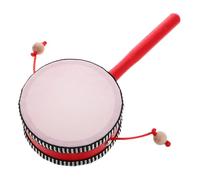 SUPVOX Tambourine Bell Strumenti Musicali Per Adulti Tamburello Per Grancassa Tamburello Per i Piedi Tamburelli a E Tamburi Pandero Rosso L'animale Domestico