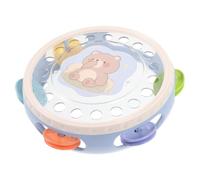 SUPVOX Tamburello Delicato Portatile per Strumento Percussione Leggero Ergonomica Mano Educativo per Sviluppo Intelligenza Adatto e Feste