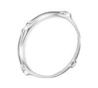 SUPVOX Tamburo in Argento per Cerchi Metallici per Grancassa Parte di Ricambio per Batteria Protezione per Strumenti Percussione Facile da Installare per Lavori Artigianali