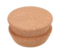 SUPVOX Tappi di Sughero Conici 2 Pezzi per Bottiglie di Vino e Damigiane, Tappi Decorativi Riutilizzabili in Sughero Naturale Tenuta Ermetica per Bottiglie di Vetro e Decanter