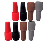 SUPVOX Tappi in Silicone Sigillanti e Riutilizzabili per Bottiglie di Vino e Bevande, Compatibili Collo Bottiglia Variabile, Confezione da 8 Pezzi per Eventi