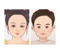 SUPVOX Tavola Pratica Per Pittura Del Viso Bambini Riutilizzabile E Lavabile Modello Realistico Per Esercizi Di Face Painting Strumento Creativo Per Attività Artistiche E Apprendimento