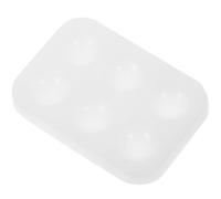 SUPVOX Tavolozza per Acquerelli in Silicone Bianco, Facile da Usare e Pulire, per Pittori e Progetti DIY