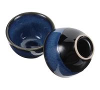 SUPVOX Tazze da Sakè e Tè in Ceramica Stile Giapponese 2 Pezzi per Intrattenimento Famiglia e Ospiti in Casa o Bar Adatte a Bevande Calde e Fredde