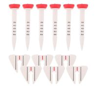 SUPVOX Tee da Golf Regolabili da 6 Pezzi: Strumento di Sollevamento dell'altezza in plastica per esercitazioni sul Campo Pratica e Uso su simulatore - Accessori per l'allenamento in Tutte Le