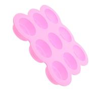 SUPVOX Teglia per Cupcake e Muffin in Silicone a 9 Fori, Stampo Cilindrico Rosato per Dolci e Cioccolatini, Compatibile Friggitrice ad Aria e Uso Domestico