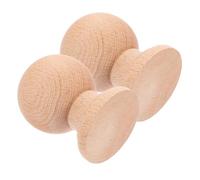 SUPVOX Terminali in Legno Massello per Scale Interne 7x5 Cm, 2 Pezzi, Pinnacoli Decorativi Fai da Te per Mobili e Pomelli Letto, Accessori per Progetti di Decorazione Domestica