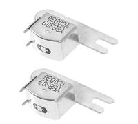 SUPVOX Testina Stereo per Registratore a Cassette 2 Pezzi Componente Metallico di Ricambio Doppio Canale per Riparazione Lettore Audio Accessorio Resistente per Registratore a Nastro