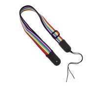 SUPVOX Tracolla Per Ukulele in Tessuto Morbido Regolabile e Colorata Arcobaleno Accessorio Per Piccoli Strumenti Corda Adatto Principianti e Professionisti Per Viaggi e Performance