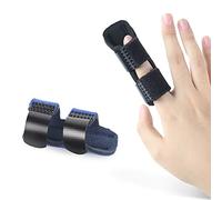 SUPVOX Tutore dita stecca regolabile Tutore Dito Splint Trigger finger Splint per allevia il dolore (Nero)