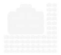 SUPVOX USB Port Dust cap e Ethernet Jack Plugs, 100 Pezzi Tappi Antipolvere in Silicone Bianco per Porte, per Ufficio e Computer Desktop
