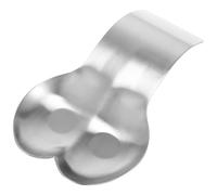 SUPVOX Vassoio Doppio per Posate in Acciaio Inossidabile 430, Supporto per Cucchiai Grande e Spesso, Utensile da Cucina Funzionale per Casa Design e Forma Curva