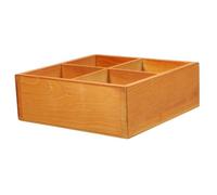 SUPVOX Vassoio in Legno Multi-compartimenti per Piante e Piccoli Oggetti Leggero e Resistente per Casa Balcone e Ufficio Colore caffè