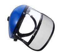 SUPVOX Visiera Protettiva per Viso Trasparente Pvc, Assemblaggio Facile | Protezione Completa per Potatura e Sfalcio, Fascia Traspirante, Struttura User Friendly, Giallo