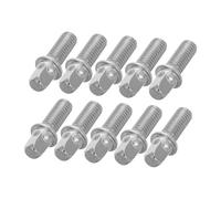 SUPVOX Viti per Tamburo Installazione Facile M6x15mm 10 Pezzi in Ferro Placcato Argento e Dimensioni Precise per Montaggio Tamburi e Strumenti a Percussione