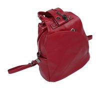 SUPVOX Zaino Donna in Rosso con Tracolla Regolabile Multi Tasche Portatile per Viaggi e Capacità e Design Multifunzionale