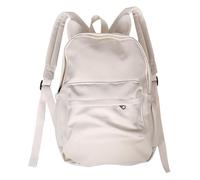 SUPVOX Zaino per Ragazze Adolescenti Beige Chiaro, Mini Zaino Scolastico Estivo con Ampi Scomparti e Tasche Interne, Borsa da Viaggio Leggero per Scuola Superiore e Uso Quotidiano