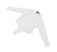 SUPYINI CE350N Giacca da allenamento per recinzioni, in tessuto anti foratura, traspirante e resistente, con fodera assorbente per il sudore, per allenamento giovanile (42)