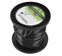 SUPYINI Linea trimmer 3,3 mm, alta efficienza di taglio, linea nera quadrata a basso rumore per la maggior parte dei tosaerba, artigianato per Steele, ecc. (30 m)