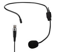 SUPYINI Microfono Professionale con Cuffia Wireless da Indossare Sulla Testa con Amplificatore Microfono Wireless, Microfono Condensatore a Forma di Cuore, Cancellazione del Rumore,